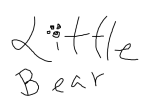 Little Bear's signature